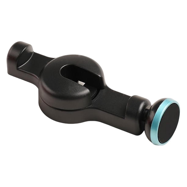 Gancho para respaldo de asiento de coche 2 en 1 con soporte para teléfono, multifuncional para ropa Azul