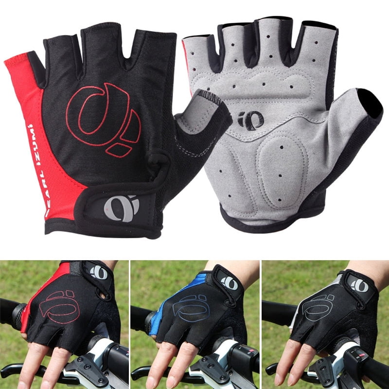Outdoor Sports Racing Cycling Motorcycle Bike Bicycle Half Finger Gloves Mens 