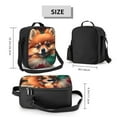 thumbnail image 2 of Lsque Colorful Leaf Chihuahua Lunch Bag Lunch Box for Women Men Reusable Insulated Lunch Tote Bag,Leakproof Thermal Cooler Sack Food Handbags Case High Capacity, 2 of 9