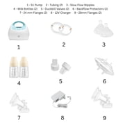 Spectra Baby USA S1 Plus Electric Breast Pump with Rechargeable Battery