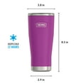 thumbnail image 5 of Thermos Stainless Steel Tumbler, w/ Slide Lock Lid, Plum, 24 oz, 5 of 8