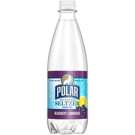 Polar Seltzer Water, Blueberry Lemonade, 20 Fl Oz