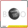 thumbnail image 3 of Engine Start Stop Push Button Cover Trim Carbon,Black, 3 of 5