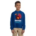 thumbnail image 2 of Awkward Styles Thanksgiving Youth Sweatshirt Brother Turkey Crewneck Tops for Kids, 2 of 4