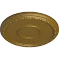 thumbnail image 3 of Ekena Millwork 16 1/2"OD x 1 1/2"P Medea Ceiling Medallion (Fits Canopies up to 5 1/2"), Hand-Painted Gold, 3 of 6