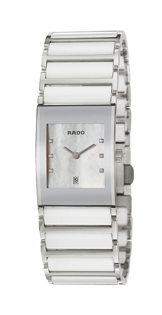 Rado Rado Integral Jubile White Ceramic & Steel Womens Watch Date