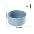 thumbnail image 2 of Neoargh Silicone Dipping Bowls Set of 4, Small Dessert Bowls, Unbreakable Dip Bowls & Sauce Bowls, Small Bowls for Dips, Mini Prep Small Bowl for Soy Sauce & Sides Blue 4.45*2.28IN, 2 of 7