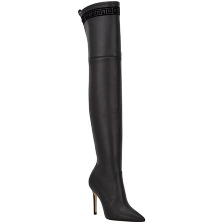 

Guess Womens Baiwa 5 Faux Leather Tall Over-The-Knee Boots