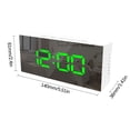 thumbnail image 4 of NARABB Digital Alarm Clock With Large Screen LED Display With Makeup Mirror 3- Brightness USB Port For Home Decoration, 4 of 4