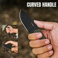 thumbnail image 4 of Kizer Fixed Blade Knife Beaver, D2 Steel Olive Green G10 Handle Pocket Tactical Knives, 1078A1, 4 of 9