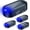 Blue, variant on Car Solar Power Simulated Dummy Alarm, Anti-Theft LED Flashing Security Light Fake Car Alarm, Automotive Warning Interior Safety Light with USB Charging Port, Car Accessories(Red Light, 4PCS)