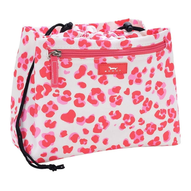 SCOUT Glam Squad Makeup & Cosmetic Bag, Cinch-Top Closure, 4 Open