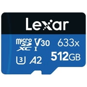 Lexar 512GB High Performance 633X MicroSDHC UHS-I