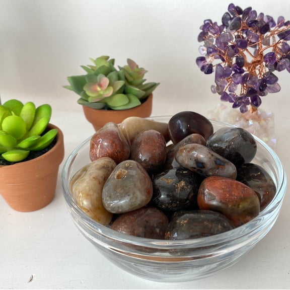 Red Moss Agate Tumbled 1-1.5"