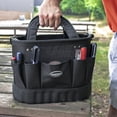 thumbnail image 6 of Bucket Boss Pro 14 in. Oval Tool Tote, in Black, 74014, 6 of 7
