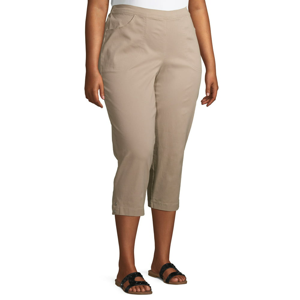Just My Size - Just My Size Women's Plus Size Pull On Elastic Waist ...