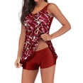 thumbnail image 3 of Summer Women 2 Pieces Bathing Suit Print Swimsuit Set, 3 of 4