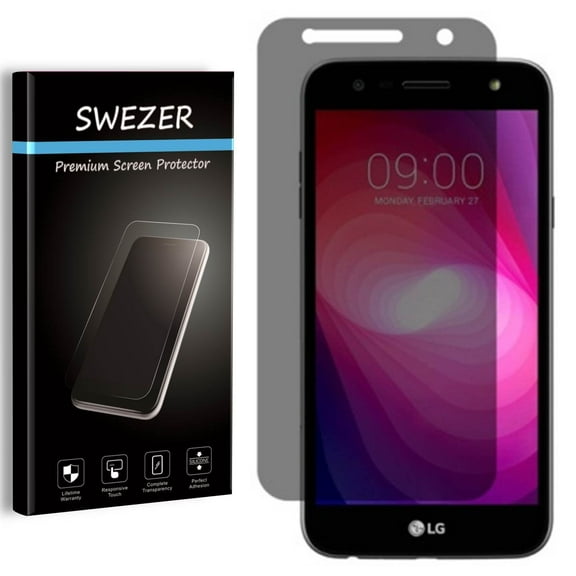 LG X Power2 (2017 Release) / LG K10 Power [SWEZER] Privacy Anti-Spy Screen Protector, Anti-Scratch, Anti-Bubble, Anti-Fingerprint