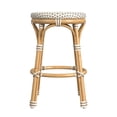 thumbnail image 2 of Butler Specialty Company Tobias Outdoor Rattan Counter Stool - Beige & White, 2 of 6