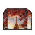 thumbnail image 2 of Lsque Eiffel Tower Print 4 Slice Toaster Cover , Kitchen Appliance Dustproof Protector , Toaster Protector Dustproof Kitchen Appliance Cover, 2 of 7