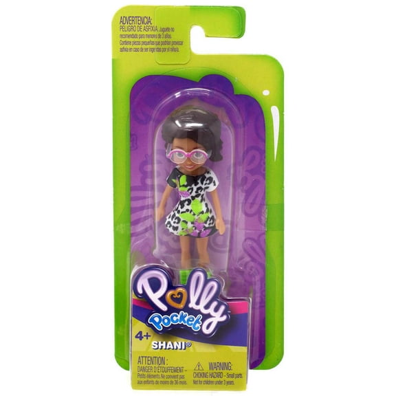 Polly Pocket Trendy Outfit Shani Mini Figure (Floral Dress)