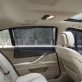 thumbnail image 5 of COFEST Universal Car Curtain Shade with Suction Cups, Beige, Blocks Sun Rays, Easy Installation, Fits 99% of Car Sizes Black, 5 of 6