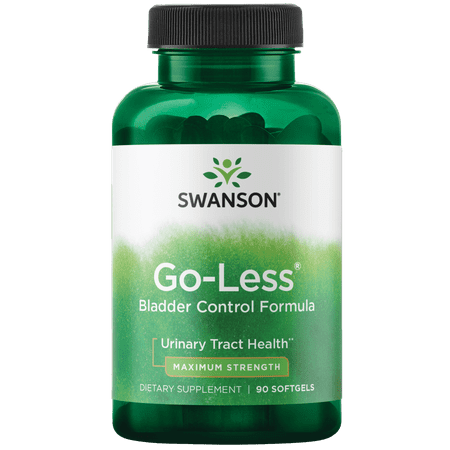 Swanson Go-Less Bladder Control Formula - Promotes Urinary Tract Health and Healthy Bladder Support - Natural Supplement for Adults with Pumpkin Seed Extract - (90 Softgels) 1 Pack