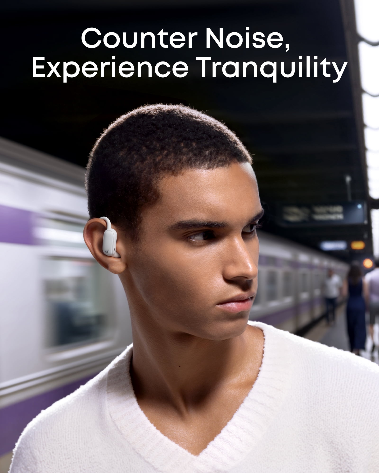 Soundcore AeroFit 2 Pro by Anker, Open-Ear with Semi-In-Ear Active Noise Cancellation, Dual-Form Earbuds, Adjustable Ear Hooks, Hi-Res, LDAC, 4-Mic AI Clear Calls, IP55 Water-Proof, Wireless Charging