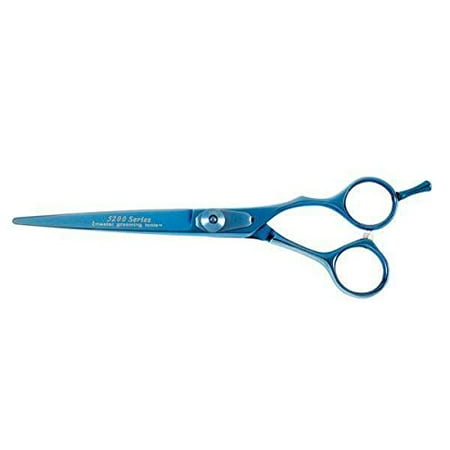 Premiere Series Shears - Blue Titanium Straight Grooming Shears for Dogs 5200 Series Dog Groomer Scissors(7 1/2