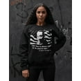 thumbnail image 3 of Do What is Right Martin Luther King Jr Inspirational Quote Crewneck Sweatshirt, 3XL, Black, 3 of 6