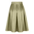 thumbnail image 5 of ZHOGXU Elegant Office Midi Skirt For Women Solid Color Dance And Seasonal Festive Wear Party Club Wear, 5 of 5