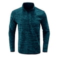 thumbnail image 3 of Chandails à Col Roulé à Manches Longues pour Hommes Chandails à Col Roulé à Fermeture Éclair à Manches Longues pour Hommes Chandails Unis Chandails de Base Hauts T-Shirts, 3 of 6