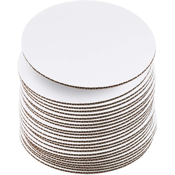 10 Inch White Cake Boards [24 Pack] Cake Rounds, Disposable Cake Board ...