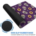 thumbnail image 6 of Long Mouse Pads for Desk,Purple Skull Sunflower Pattern Desk Mats on Top Of Desks, Desk Mouse Pad Extra Large with 3mm Non-Slip Base and Stitched Edge for Gaming,Office,Work,Home 31.5"x11.8", 6 of 6