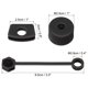 thumbnail image 2 of Accesorios de tapón de silicona antiderrame Uxcell para taza con popote 2.0 de 40oz/30oz, negro, set de 6, 2 of 6