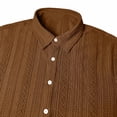 thumbnail image 7 of SOOMLON Short Sleeve Dress Shirts for Men Big and Tall Collar Button down Shirts Jacquard Dress Shirt Casual Weekend Wear, 7 of 7