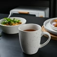 thumbnail image 3 of Stone Lain Jade Stoneware Dinnerware 16-Piece Set of 4, White, 3 of 6