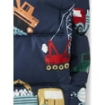 thumbnail image 2 of The Children's Place Toddler Boys Printed Hooded Zip-Up Puffer Jacket, Sizes 12M-5T, 2 of 3