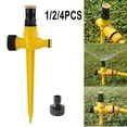 thumbnail image 2 of 1/2/4Pcs 360° Lawn Sprinkler System Automatic Grass Watering Spray Irrigation, 2 of 5