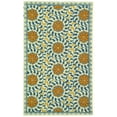 thumbnail image 2 of Safavieh Chelsea Alondra Bordered Wool Area Rug, Ivory/Blue, 3'9" x 5'9", 2 of 12