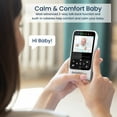 thumbnail image 7 of Babysense Compact Video Baby Monitor with Camera and Audio, Long Range, Room Temp, Night Vision, Two Way Talk, Lullabies, Model V24R, 7 of 7