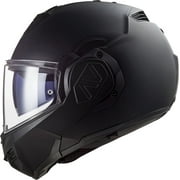 LS2 Advant Street Motorcycle Helmet - Solid Modular Matte Black / 3X-Large