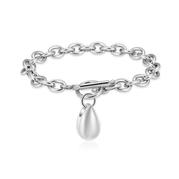 Teardrop Urn Pendant Cremation Jewelry for Ashes Holder Memorial Funeral Urn Bracelet for Ashes