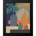 thumbnail image 2 of Wang, Melissa 12x14 Black Modern Framed Museum Art Print Titled - Vases on a Shelf III, 2 of 5