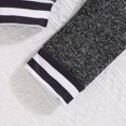 thumbnail image 4 of TOWED22 Baby Boy Clothes Infant Newborn Outfits Long Sleeve Letter Print Romper + Hat + Pants Set 0 3 6 9 12 18 24 Months,Black,6-9 M, 4 of 9