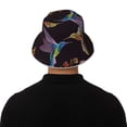 thumbnail image 3 of Balery Humming Bird And Tropical Flowers Embroidery Sun Hats for Men Women Bucket Hat UPF 50+ Buckey Hat Boonie Hat Foldable UV Protection Hiking Beach Fishing Summer, 3 of 9