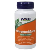 NOW Supplements, ChromeMate (Niacin-Chromium Complex), 90 Veg Capsules
