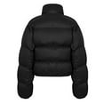 thumbnail image 4 of Kaemgyyd Winter Coats for Women Lightweight Cropped Puffer Jacket Casual Quilted Baggy Long Sleeve Zip up Outerwear with Pockets, 4 of 4
