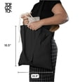 thumbnail image 2 of Top Cotton Pack of 6 – 100% Cotton Reusable Tote Bags – Bulk Grocery, Shopping, DIY, Beach & Gift Use (Black), 2 of 6