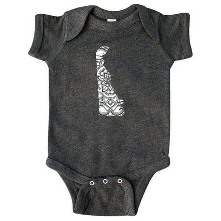 

Inktastic Delaware Silhouette Mandala Gift Baby Boy or Baby Girl Bodysuit